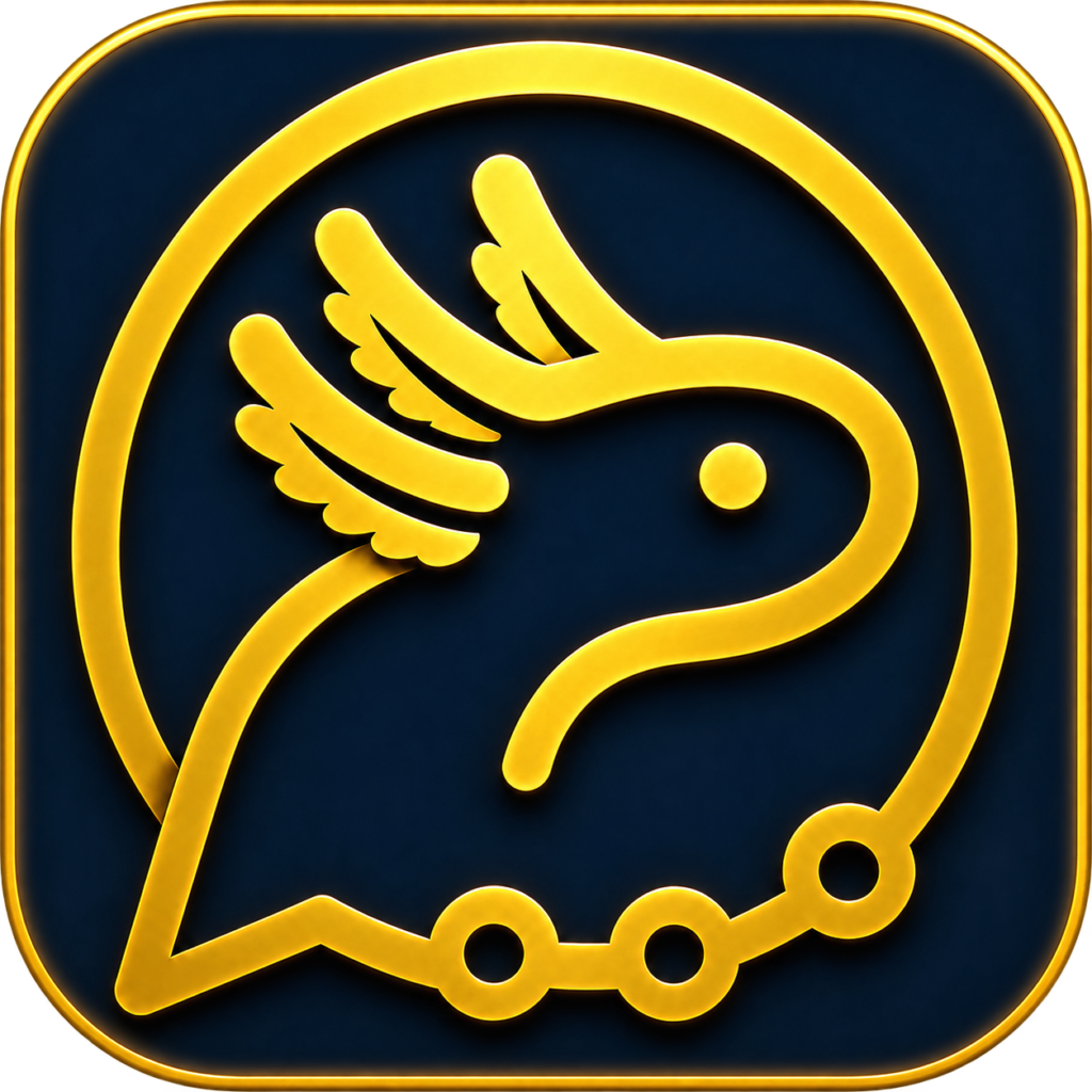 Numtix Logo in Gold für die interne Kommunikationssoftware